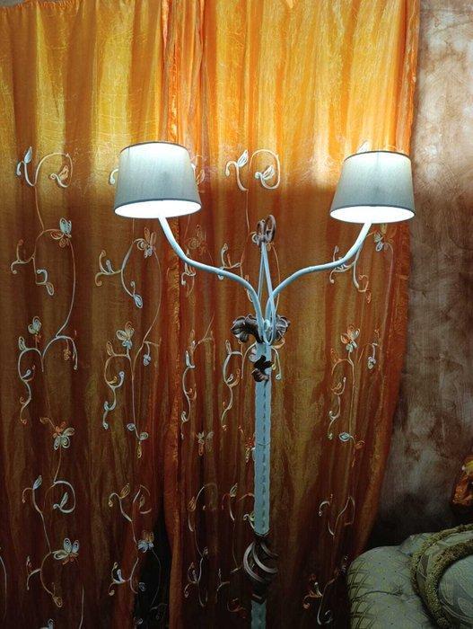 me stesso - Lamp - Smeedijzer - Lamp van geslagen ijzer, Antiquités & Art, Curiosités & Brocante