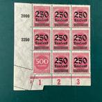 Duitse Rijk 1923 - Niet uitgegeven 500 Mark zegel zonder, Gestempeld