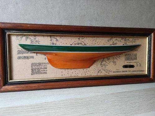 Bateau miniature à demi-coque - Yacht Shamrock 1899, Hobby en Vrije tijd, Modelauto's | 1:5 tot 1:12