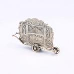 NO RESERVE - C&A Lesener - Draaiorgel - Figurine - Argent