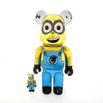 Bearbrick Medicom - BearBrick - Minion Dave Chrome - 400% +