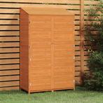 vidaXL Tuinschuur 102x52x174,5 cm massief vurenhout bruin, Tuin en Terras, Verzenden, Nieuw