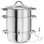 tectake Sappan 15 liter gemaakt van RVS AISI 430 Ø 26cm - zi, Huis en Inrichting, Verzenden, Nieuw