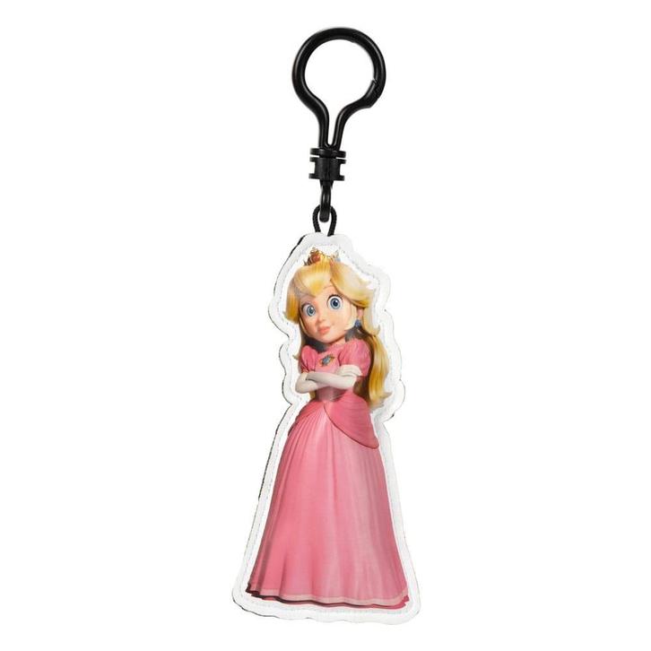 The Super Mario Bros. Movie Peach Sleutelhanger 8 cm, Verzamelen, Film en Tv, Ophalen of Verzenden