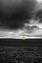 Maksym Maliushytskyi - Solitary Yellow House Under Stormy