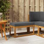 vidaXL Buitenstoel Bank Massief Acacia Hout Naturel, Tuin en Terras, Verzenden, Nieuw