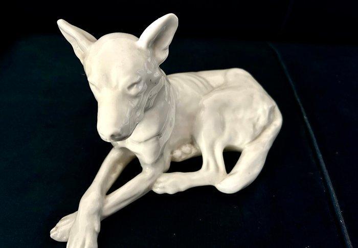 Herend - Beeldje - German Shepard dog - Porselein, Antiek en Kunst, Antiek | Glaswerk en Kristal