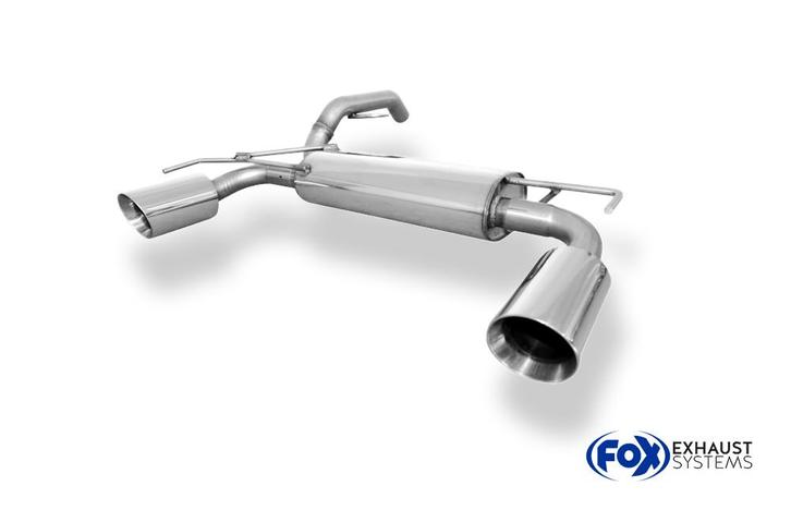 FOX Opel Adam S einddemper dwarsuitgang rechts/links - 1x90, Auto-onderdelen, Uitlaatsystemen, Nieuw, Verzenden