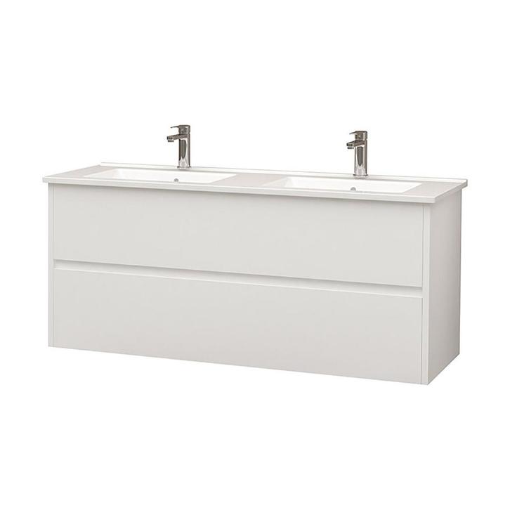 Badkamermeubel BWS Hayat 120x45x50 cm Wit, Doe-het-zelf en Bouw, Sanitair, Bad, Nieuw, Ophalen of Verzenden