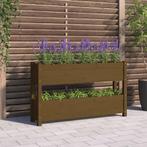 vidaXL Plantenbak 112x25x66 cm massief grenenhout, Tuin en Terras, Verzenden, Nieuw