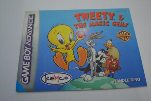 Tweety & The Magic Gems (GBA HOL MANUAL), Games en Spelcomputers, Spelcomputers | Nintendo Consoles | Accessoires