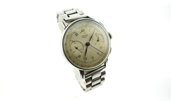 Leonidas - Cronógrafo Oversize Cal Valjoux 22 (R22) Esfera, Handtassen en Accessoires, Horloges | Heren