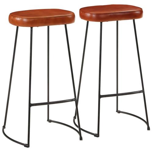 vidaXL Barkrukken 2 st Gavin 44x37,5x78 cm, Huis en Inrichting, Barkrukken, Nieuw, Verzenden