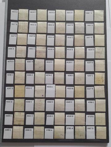 België 1923/1929 - handrolvoorafstempeling 50 verschillende beschikbaar voor biedingen