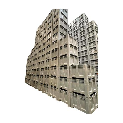 Gebruikte Palletboxen gesloten 120x100x76cm met 3 sledes, Doe-het-zelf en Bouw, Overige Doe-Het-Zelf en Bouw, Ophalen of Verzenden