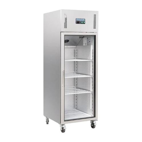 Polar G-serie Gastro 1-deurs koeling met glazen deur 600 lit, Articles professionnels, Horeca | Équipement de cuisine, Envoi