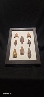 Néolithique Silex magnifique collection pointe fleche lance, Collections, Minéraux & Fossiles