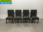 Bolero polyrotan stoelen antraciet (4 stuks) Stapelbaar, Ophalen of Verzenden, Nieuw in verpakking