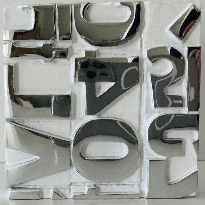 Karl Lagasse - GOD BLESS WHITE (dernière œuvre disponible,, Antiek en Kunst, Kunst | Designobjecten