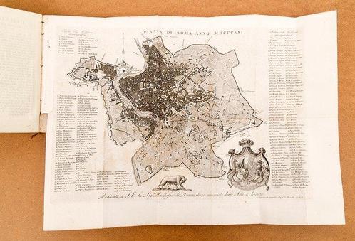 Carlo Fea / Angiolo Benelli - Descrizione di Roma e suoi, Antiek en Kunst, Antiek | Boeken en Manuscripten