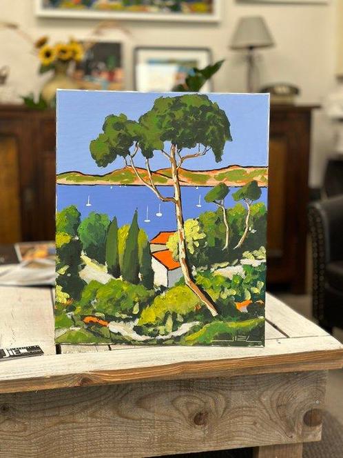 Jiel - Les belles couleurs de Méditerranée -, Antiek en Kunst, Kunst | Schilderijen | Modern