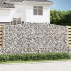 vidaXL Schanskorf gewelfd 400x50x200/220 cm gegalvaniseerd, Tuin en Terras, Bloempotten, Verzenden, Nieuw