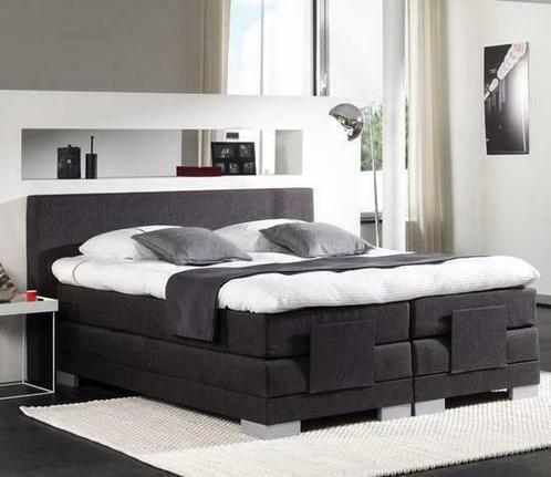 Boxspring Elektrisch President 140 x 210 Chicago Black 95, Huis en Inrichting, Slaapkamer | Boxsprings