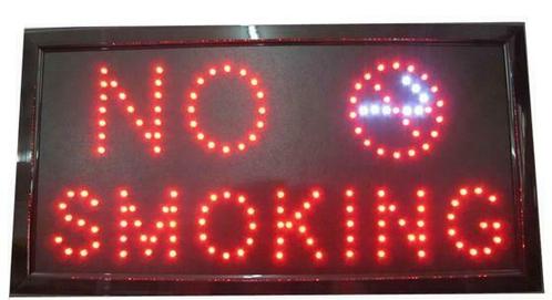 LED bord 'NO SMOKING', Huis en Inrichting, Woonaccessoires | Overige, Verzenden