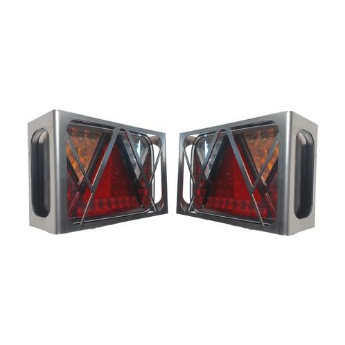 Set RVS Achterlicht Beschermers Voor Fristom FT-270, Auto-onderdelen, Verlichting, Ophalen of Verzenden