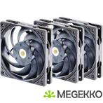 Scythe Grand Tornado -  120MM - 3000RPM - PWM - 3 PACK, Computers en Software, Computerkoelers, Verzenden, Nieuw