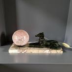 Lamp - Marmer, Zinklegering, Glas