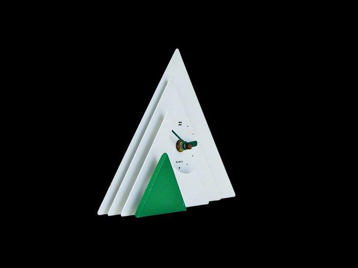 Klok - Manifattura Italiana anni 70 Postmodern Staal,, Antiek en Kunst, Kunst | Designobjecten