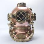Duikhelm - XXL deluxe U.S. Mark V Deep Sea Divers-helm -, Antiek en Kunst