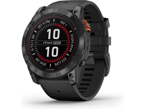 Veiling - Garmin Fenix 7X Pro Solar 51mm, Handtassen en Accessoires, Sporthorloges
