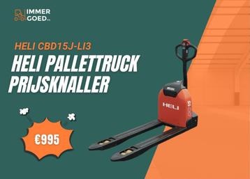 Nieuwe HELI CBD15J-LI3 lithium-ion pallettruck, Verzenden, Overige typen