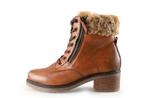 Remonte Veterboots in maat 38 Cognac | 5% korting, Kleding | Dames, Schoenen, Overige kleuren, Verzenden, Overige typen, Remonte