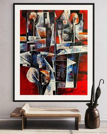 Simeon Gonzales - Paisaje Carmesi - NO Reserve XXL