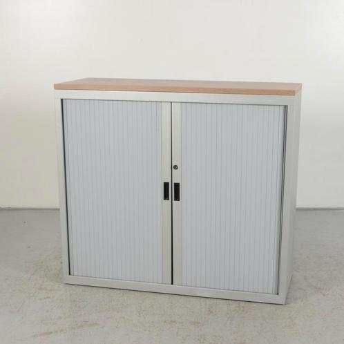 Roldeurkast Officenow - Grijs - 108 x 120 cm, Huis en Inrichting, Kasten | Roldeurkasten en Archiefkasten, Gebruikt, Ophalen of Verzenden