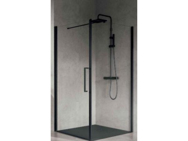 Veiling - Novellini draaideur Young Plus FG 91x93cm zwart, Bricolage & Construction, Sanitaire