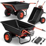 Elektrische kruiwagen - 300L - 300 kg hefvermogen - zwart, Tuin en Terras, Ophalen of Verzenden, Nieuw
