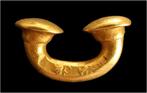 Goud nose rihg 200-1200ad Pre-colombian Taironal goud nos..., Timbres & Monnaies, Monnaies & Billets de banque | Collections, Verzenden