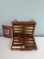 Bordspel - Luxe Vintage reis Backgammon Set: Tijdloze