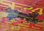 Banier - SF-24 Scuderia Ferrari autografato dai piloti, Verzamelen, Nieuw