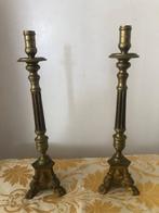 Kandelaar (2) - Brons - Paar kandelaars - 35 cm