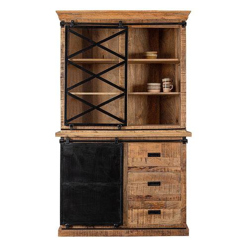 Buffetkast Mangohout Milan 100 X, Huis en Inrichting, Kasten | Buffetkasten, Nieuw, Verzenden
