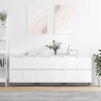 vidaXL Buffets 3 pcs Blanc Bois dingénierie