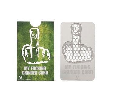 Card Kruidengrinder - Finger, Verzamelen, Rookartikelen, Aanstekers en Luciferdoosjes, Nieuw, Verzenden