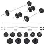 vidaXL Halterset 30 kg, Sport en Fitness, Verzenden, Nieuw