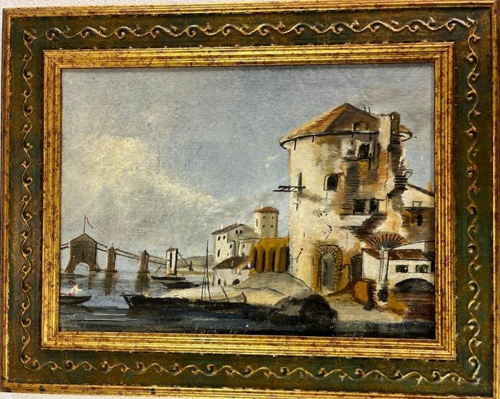 Roman Kramsztyk (1885-1942), seguace di - Paesaggio Marino, Antiek en Kunst, Kunst | Schilderijen | Klassiek