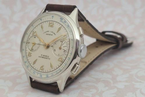 Chronographe Suisse - Favre-Leuba - Cal. Landeron 54 - Sans, Handtassen en Accessoires, Horloges | Heren